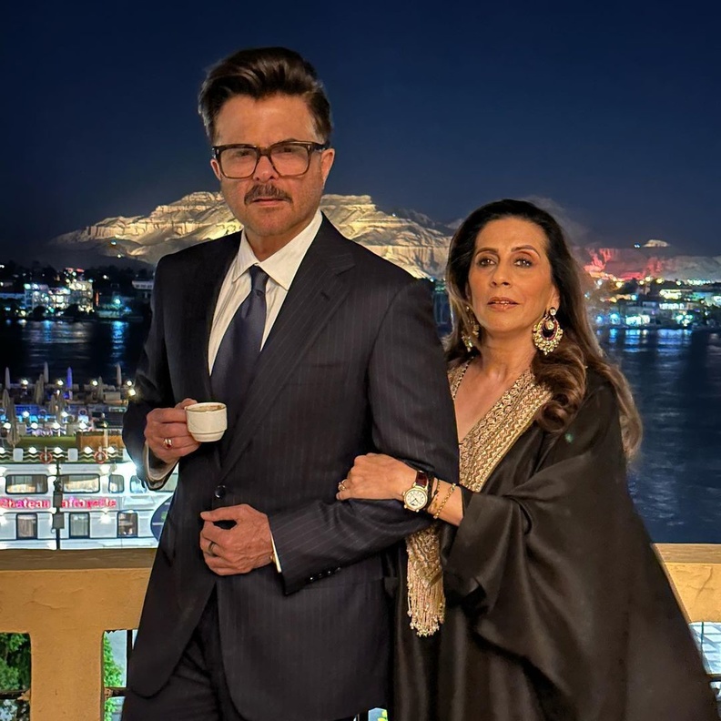 أنيل كابور وزوجته