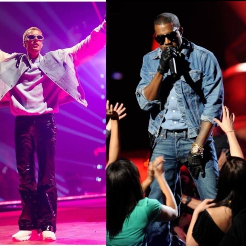 كاني ويست وجاستين بيبر