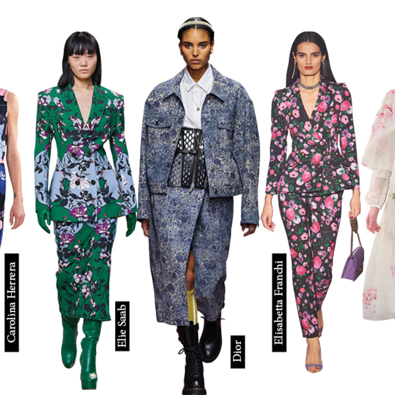 أحدث طرق تنسيق تصاميم نقشات الأزهار التي اجتاحت عالم الوضة لتفرض نفسها في خزانتك الشتوية 