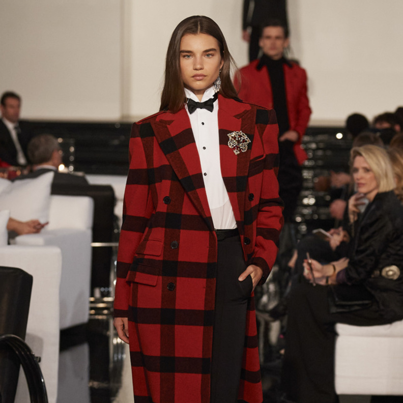 تنسيق نقشة الكارو بأسلوب شيك من Ralph Lauren