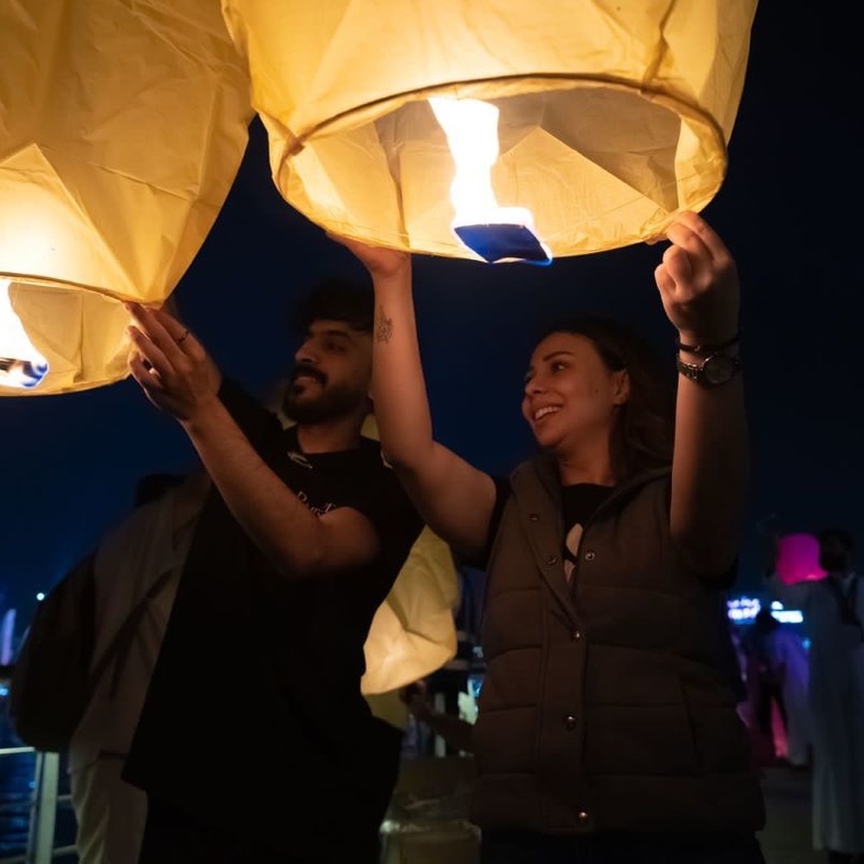 إطلاق شموع البوليفارد بمناسبة ذكرى افتتاح البوليفارد