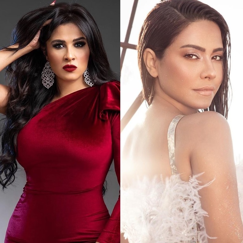 شيرين عبد الوهاب وياسمين عبد العزيز