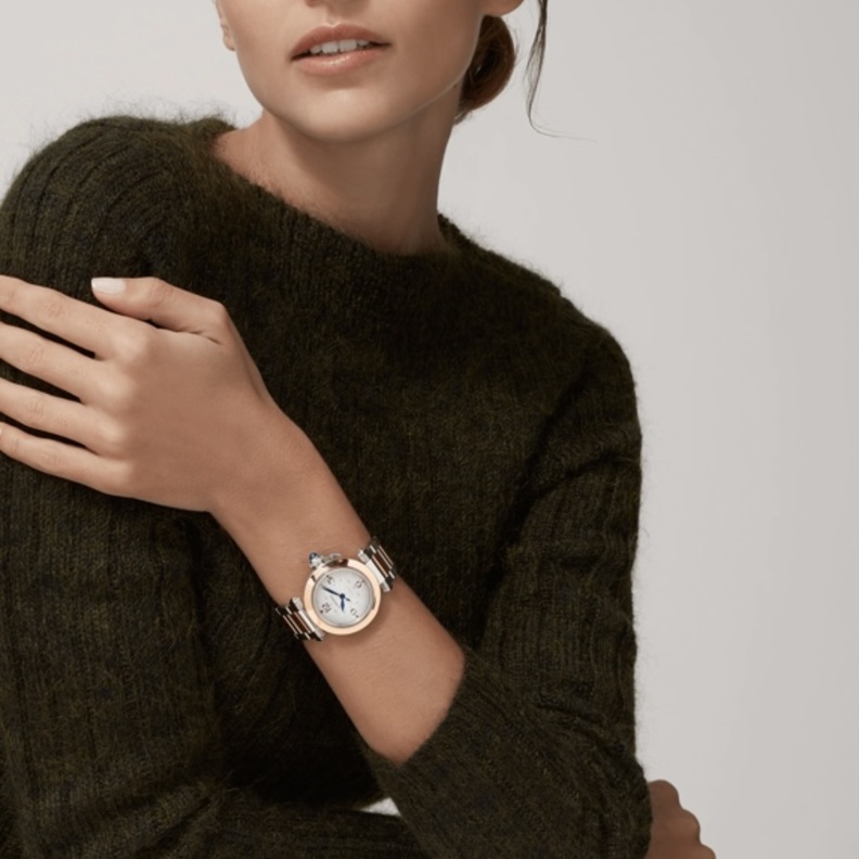 ساعة نسائية ناعمة من Cartier