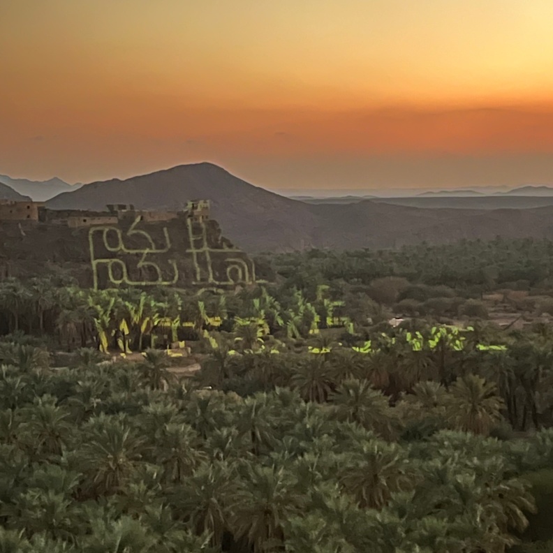 سحر الطبية في واحة خيبر بالعلا.