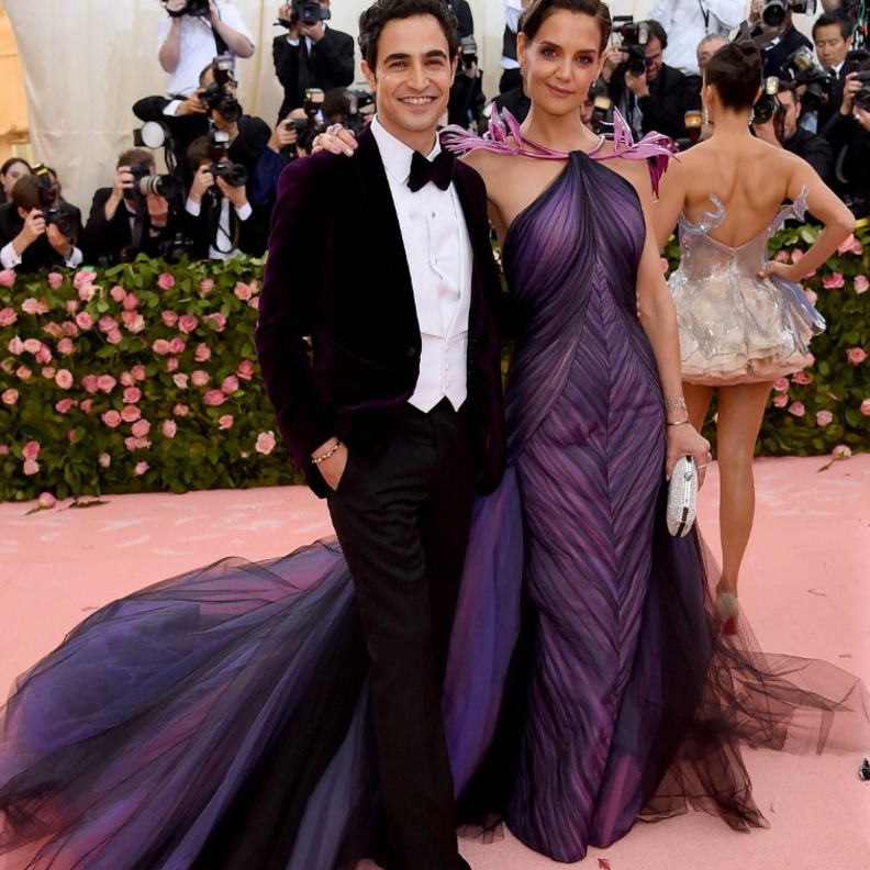 زاك بوزين وكاتي هولمز 