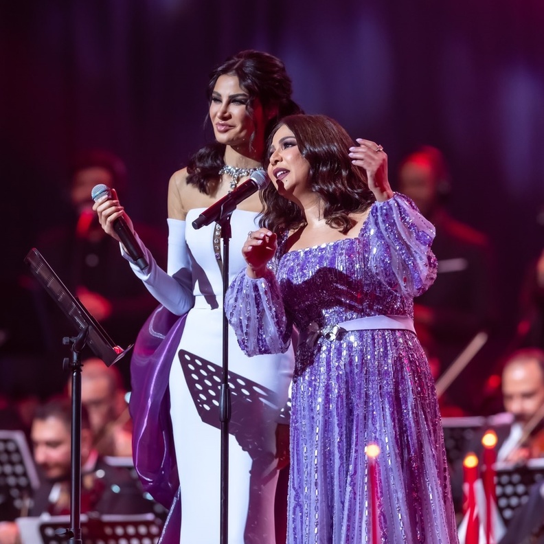 نوال الكويتية وأميمة طالب