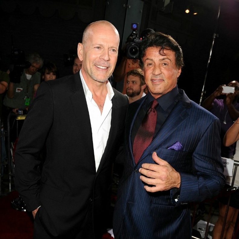 سيلفستر ستالون وبروس ويليس