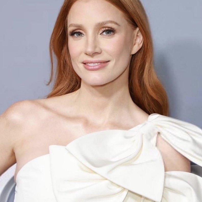 jessica chastain - الصورة من حساب Christopher bucker على انستغرام