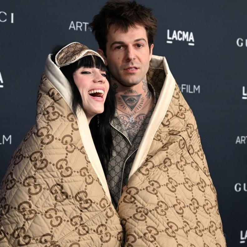 بيلي إيليش خطفت الأنظار مع صديقها ورذرفورد