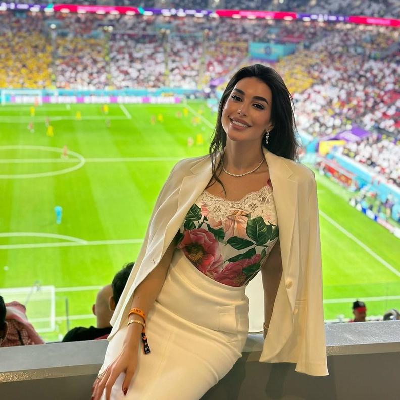 إطلالة ياسمين صبري في حفل افتتاح كأس العالم 2022 