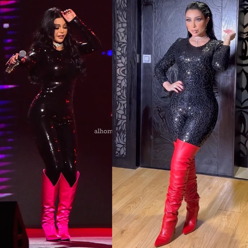 إطلالة هيفاء وهبي ودنيا بطمة