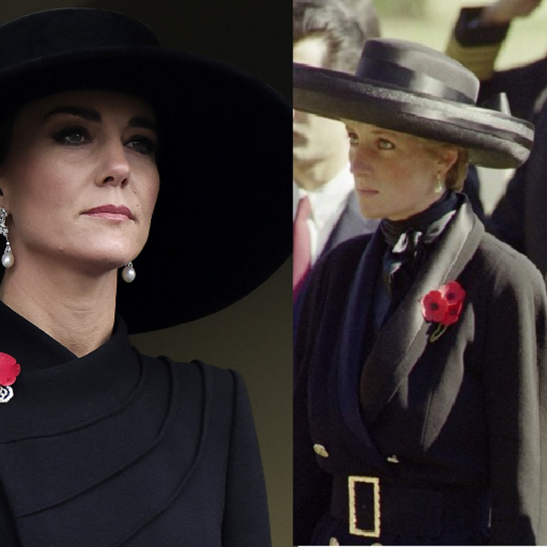 تشابه كبير في إطلالات أميرتي ويلز 