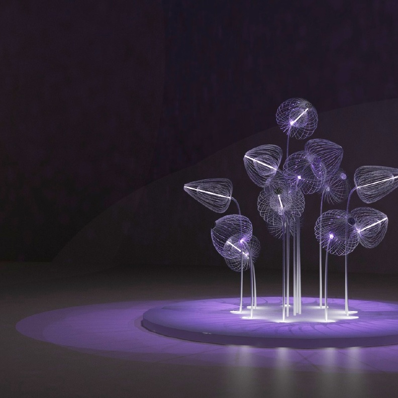 العمل الفني "سهيل" للفنانة الإماراتية ريم البستاني 