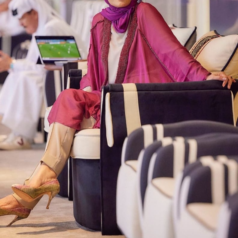 إطلالة الشيخة موزة