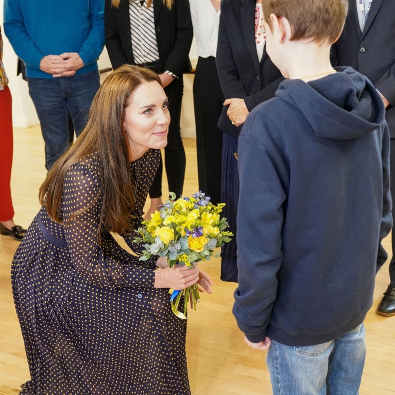 كيت ميدلتون تلتقي بأٌسر أوكرانية