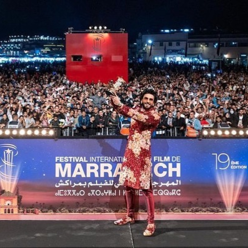 تكريم رانفير سينغ في مهرجان مراكش السينمائي الدولي