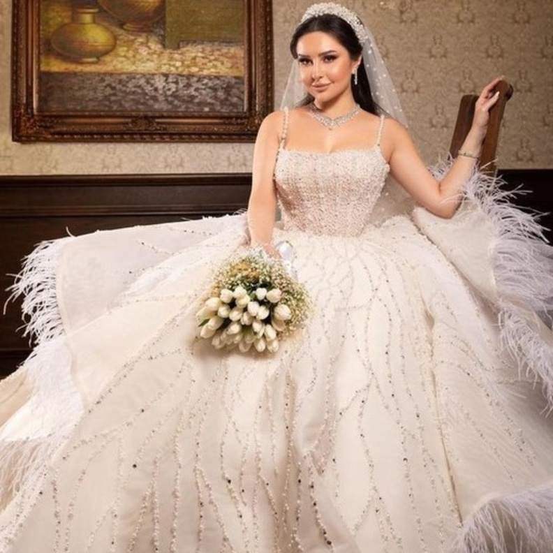 شهد برمدا في حفل زفافها