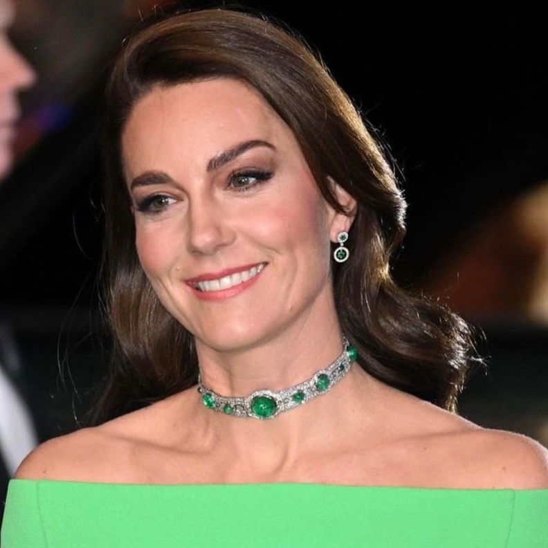 رسمات مكياج بني قوي من وحي كيت ميدلتون- الصورة من صفحة MarjoleinVRR على انستغرام