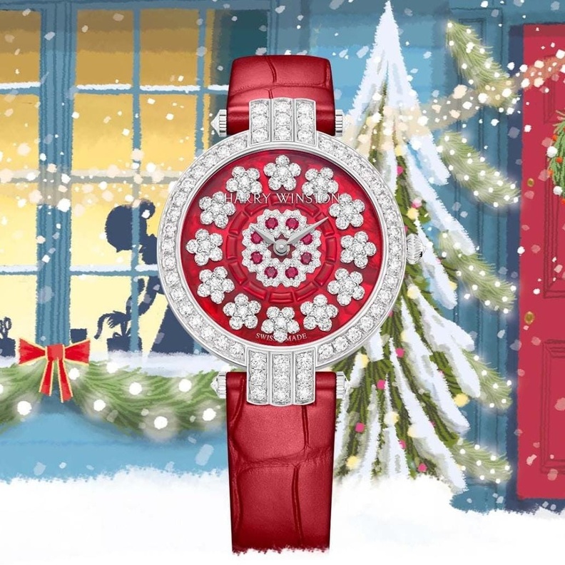 ساعة من توقيع دار Harry winston