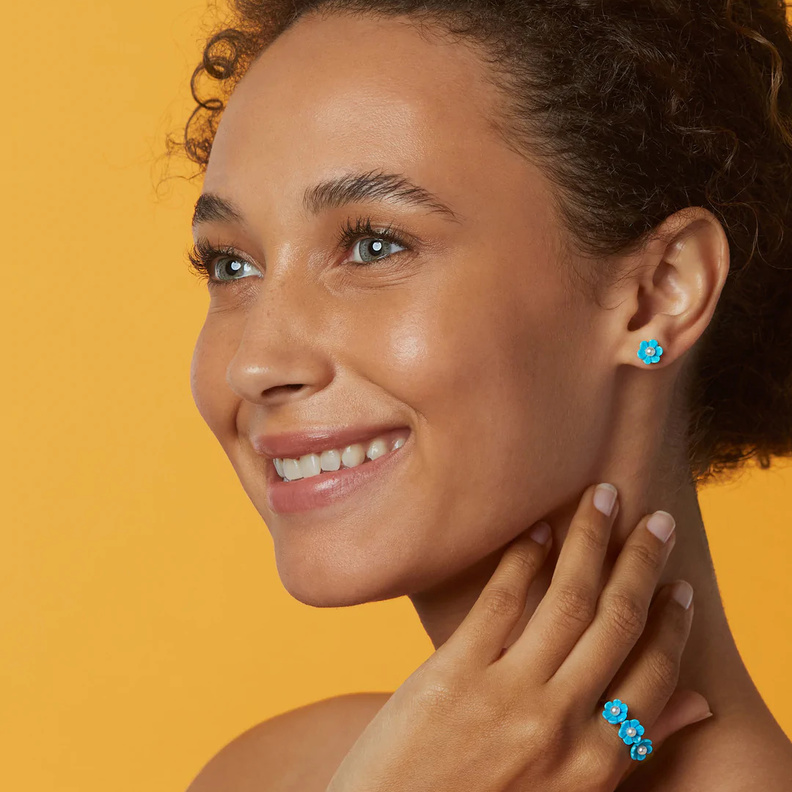 أقراط PETITE CHERRY BLOSSOM من Irene Neuwirth