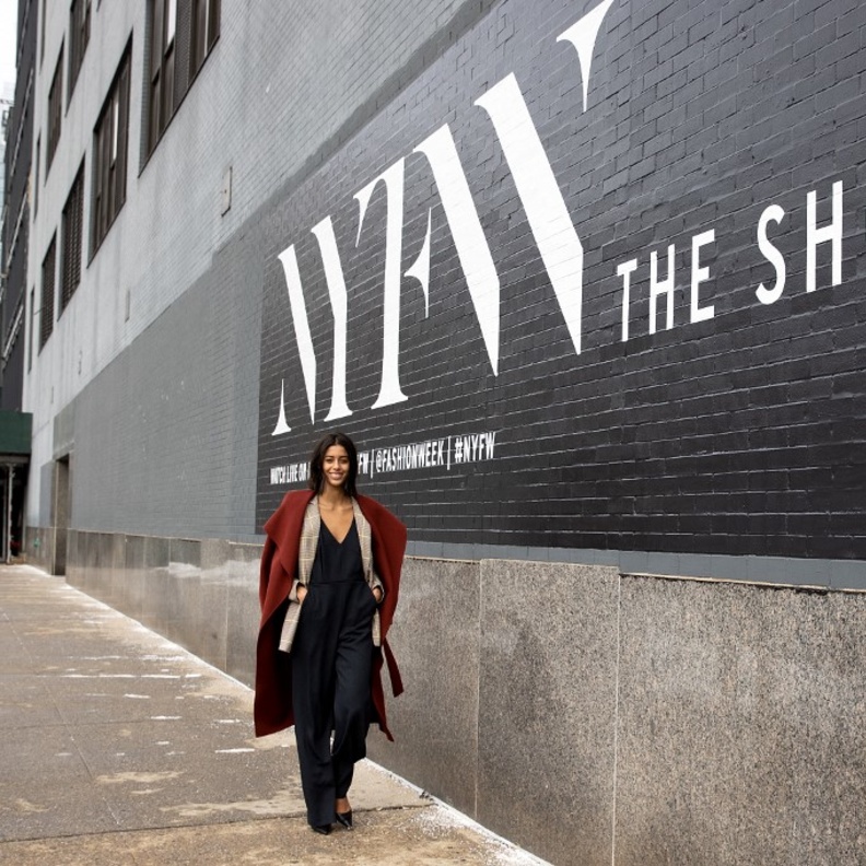 صورة من أحد عروض New York Fashion week