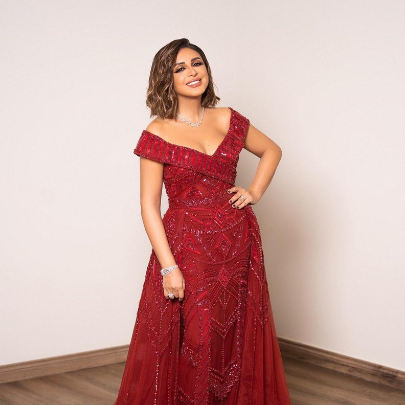 إطلالة أنغام في حفل "تريو نايت" بالرياض