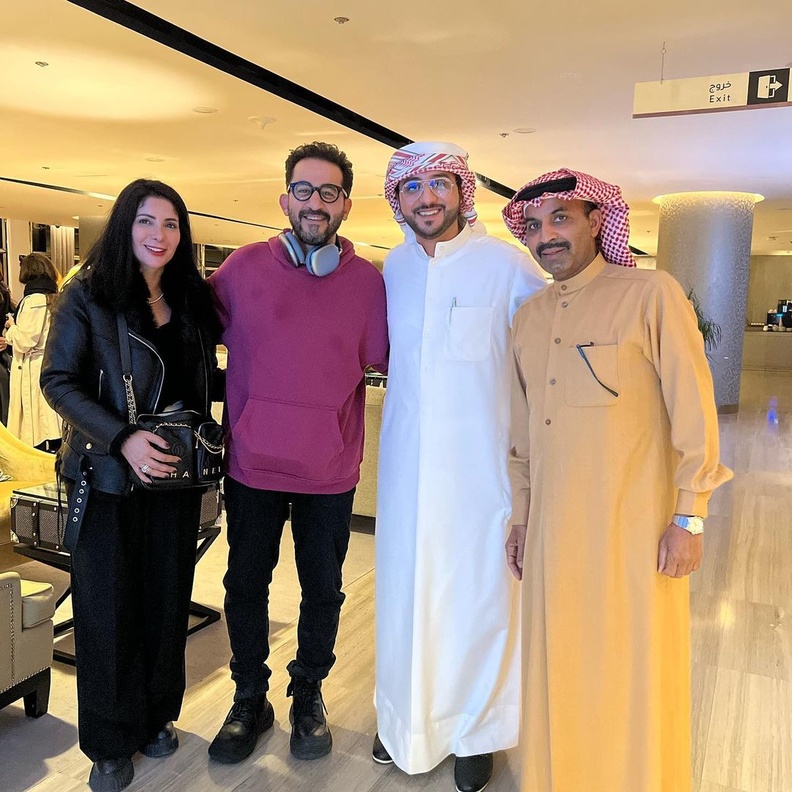 طارق العلي وأحمد حلمي ومنى زكي