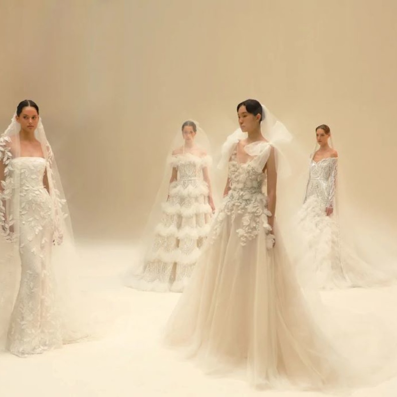 من تصاميم المصمم العالمي ايلي صعب