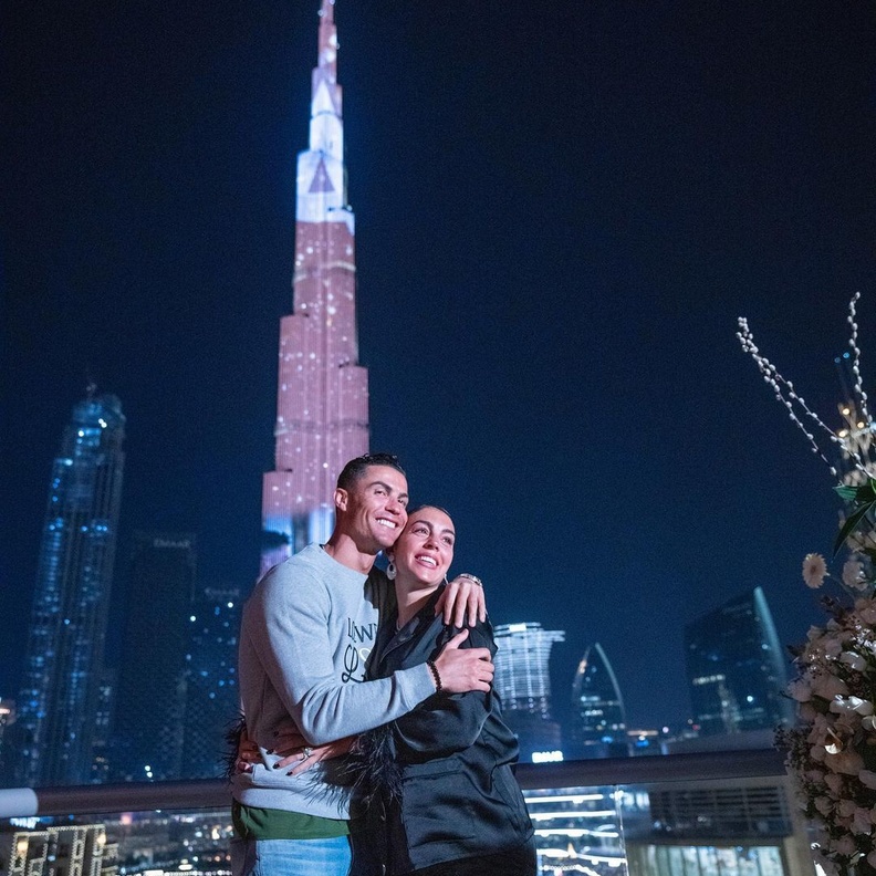 رونالدو وجورجينا 