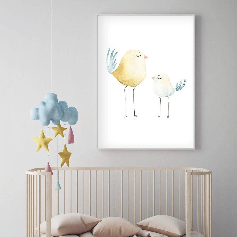 اكسسوارات ملونة لغرف أطفال حديثي الولادة