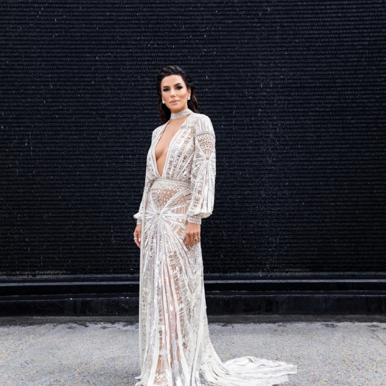 النجمة الأميركية إيفا لونغوريا خلال حفل الأوسكار