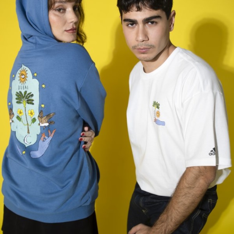 adidas أُطلق تشكيلة حصرية بالتعاون مع الفنانة نوري فليحان تكريمًا لدولة الإمارات العربية المتحدة