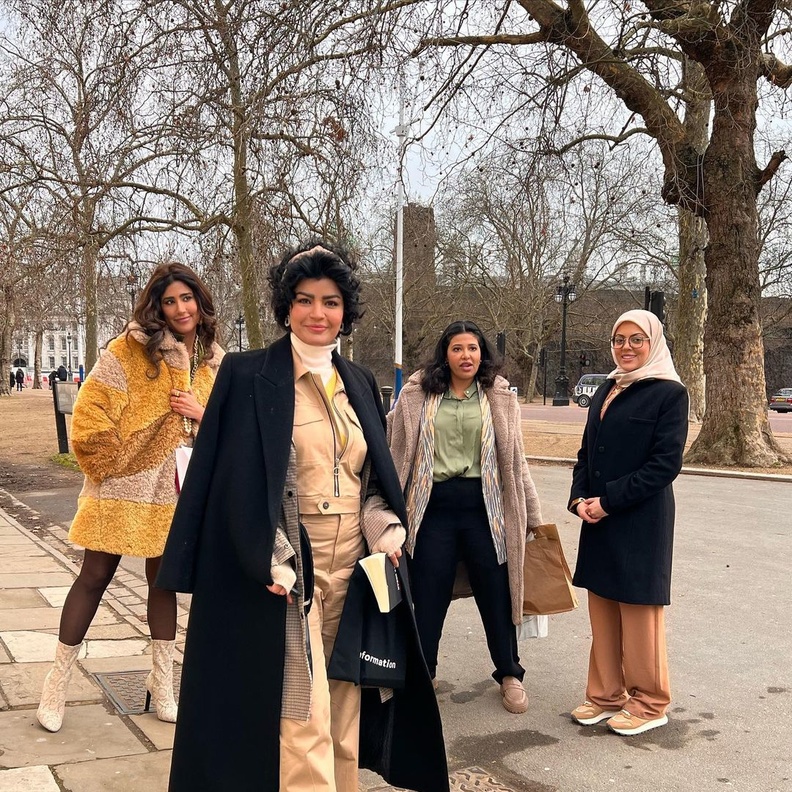 بطلات مسلسل "دفعة لندن"