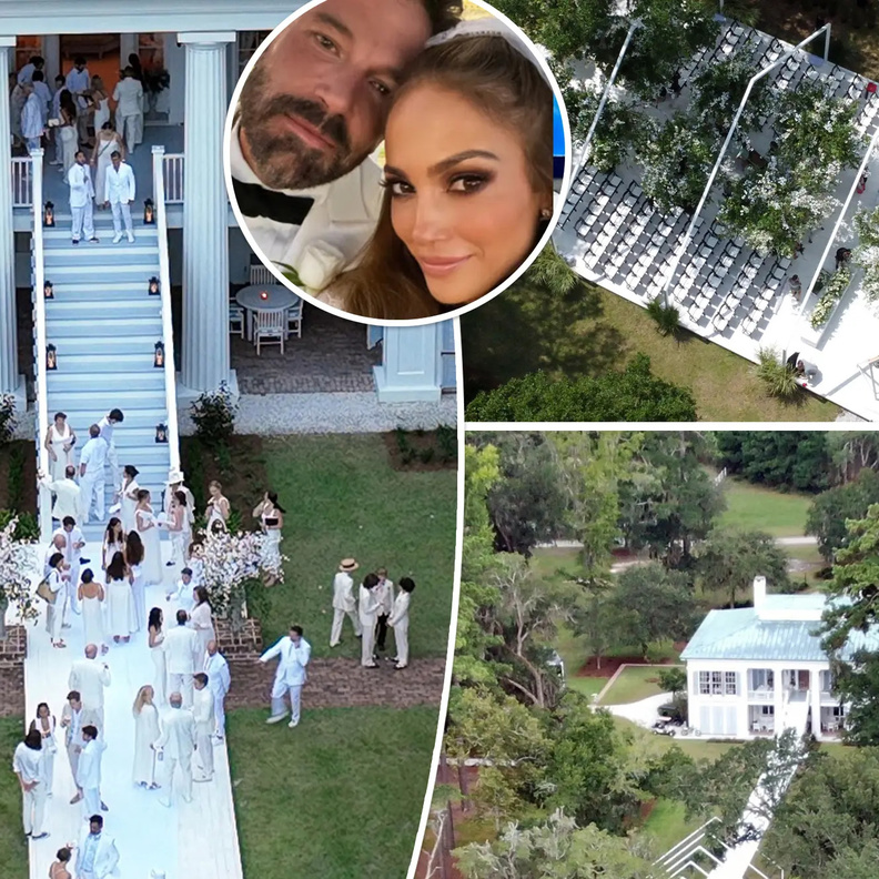 المنزل الذي شهد حفل زفافها على بن أفليك