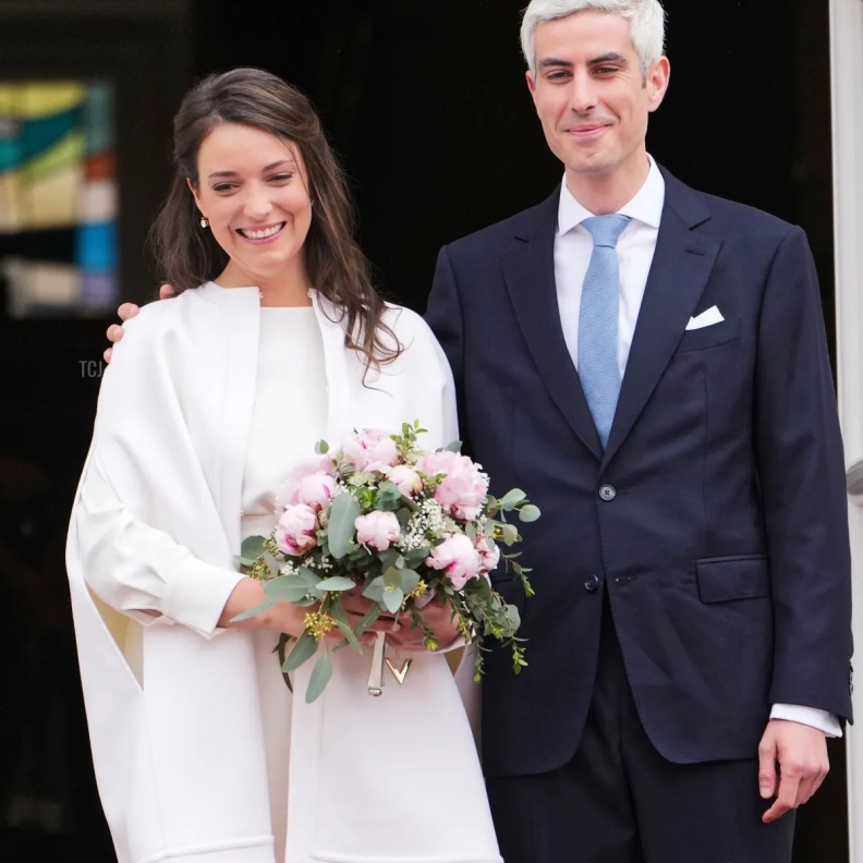 الأميرة ألكسندرا أميرة لوكسمبورغ تتزوج في حفل زفاف مدني