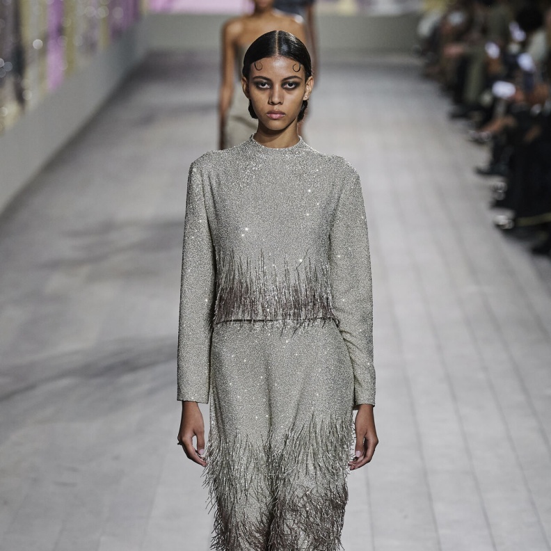 موديلات التنانير الملفتة مع الشراريب في عيد الفطر