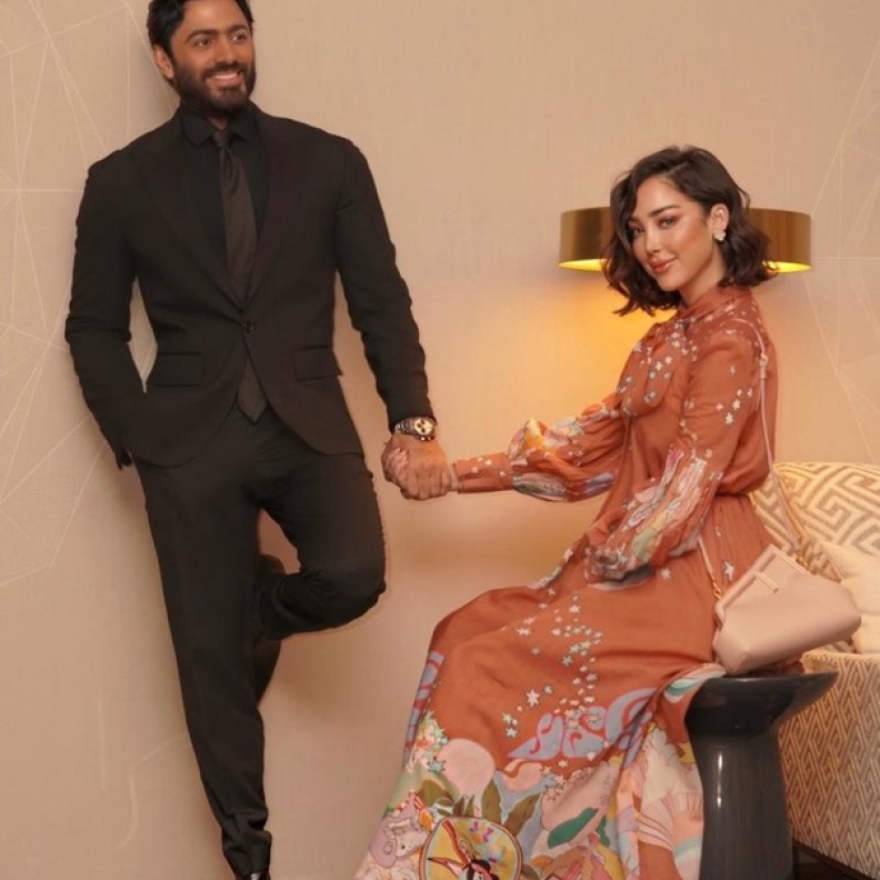 بسمة بوسيل وتامر حسني