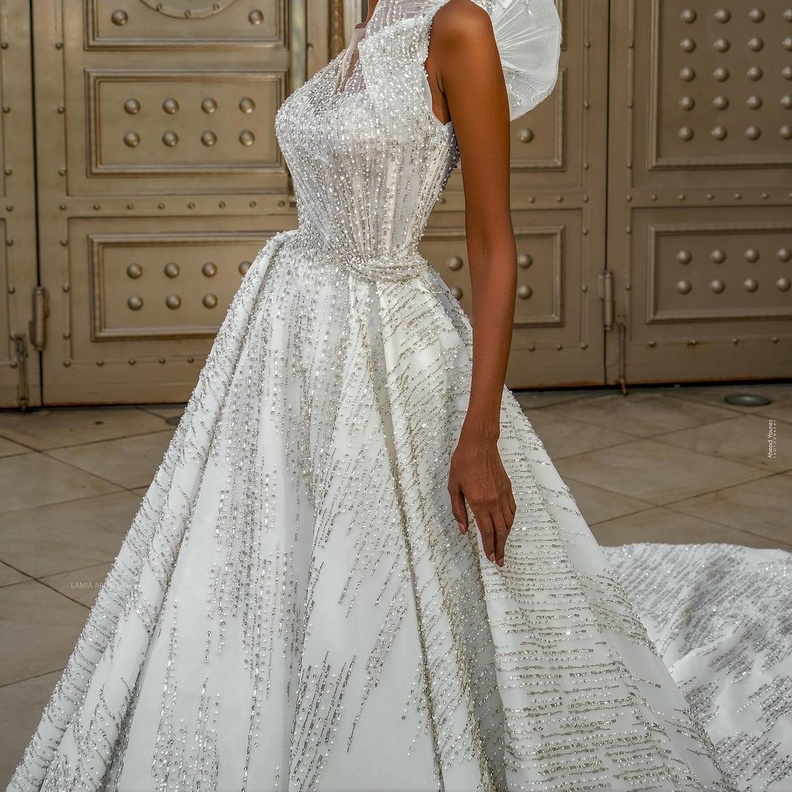 لميا أبي نادر لـ "هي": فساتين زفاف ربيع وصيف 2203 تجسّد هوية العروس العربية