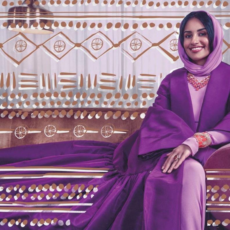 الأميرة لولوة بنت يزيد آل سعود بجلسة تصويرية خاصة بـ هي من تصوير جيوفاني سكواتريتي