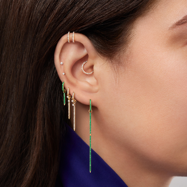 الزمرد حجر مايو في أجمل موديلات مجوهرات ذهب عصرية