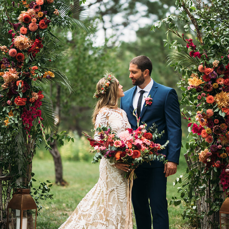 مجموعة أفكار جديدة لحفلات الزفاف الرومانسية في الحدائق