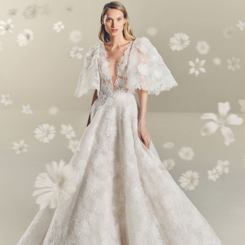 ياقات فساتين الزفاف 2024@mirazwillinger