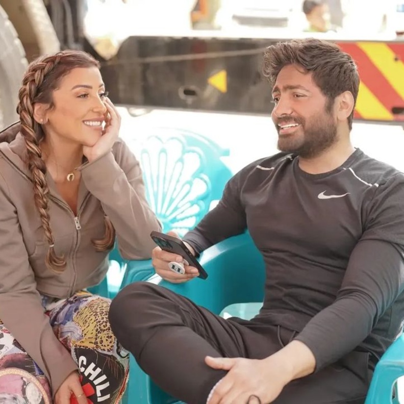 تامر حسني ودينا الشربيني