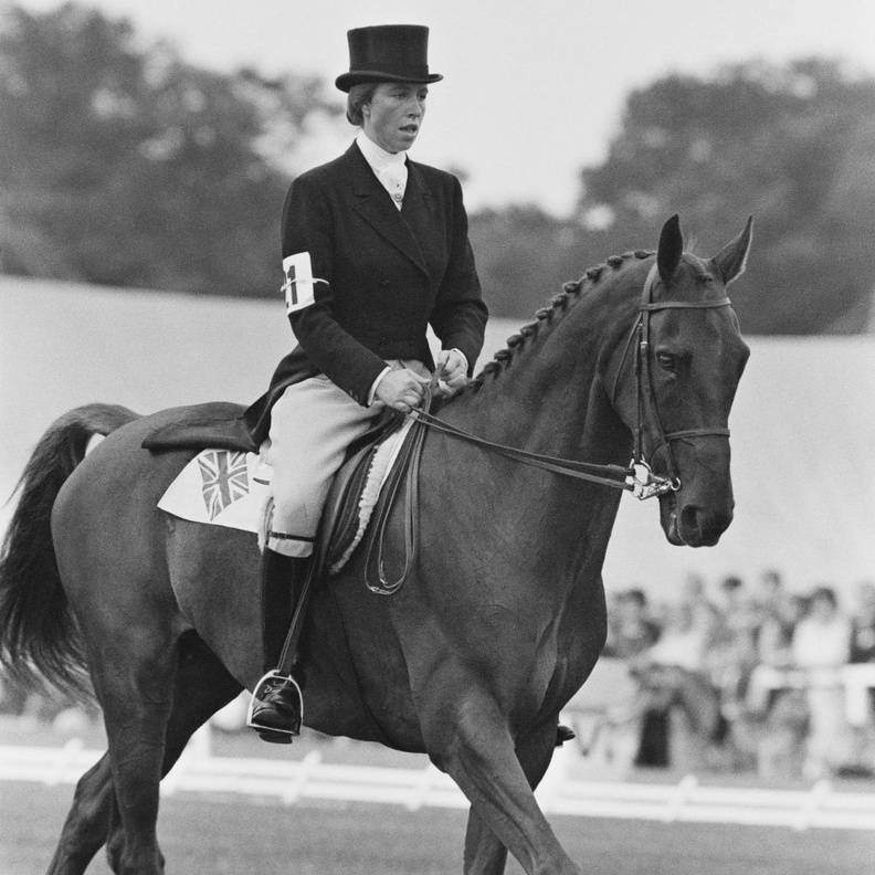 الأميرة آن Princess Anne والكابتن مارك فيليبس Captain Mark Phillips وزارا تيندال Zara Tindall