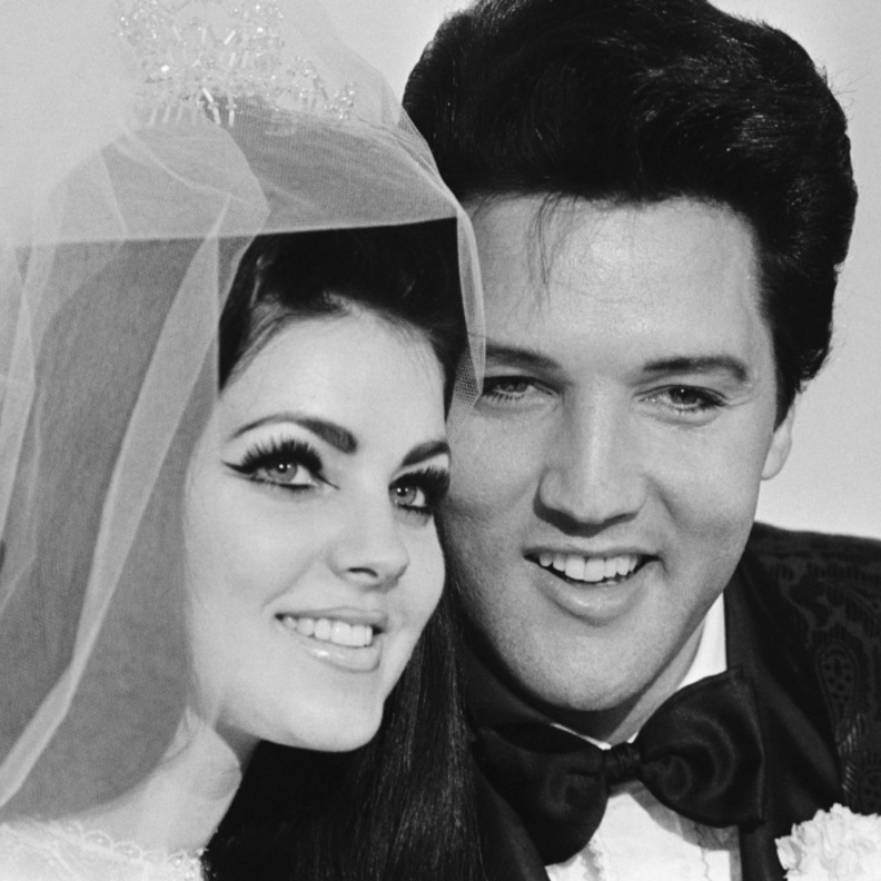 حفل زفاف إلفيس بريسلي Elvis Presley وبريسيلا بريسلي Priscilla Presley