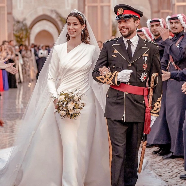 حفل زفاف الأمير الحسين والأميرة رجوة آل سيف