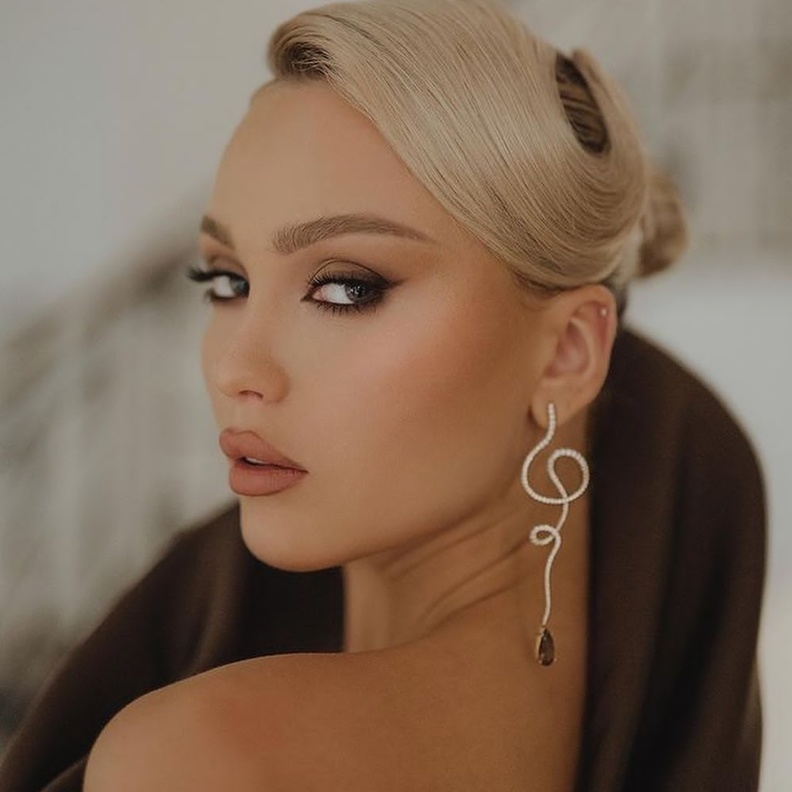 صورة لمكياج رومان إينك من حسابها على إينستغرام