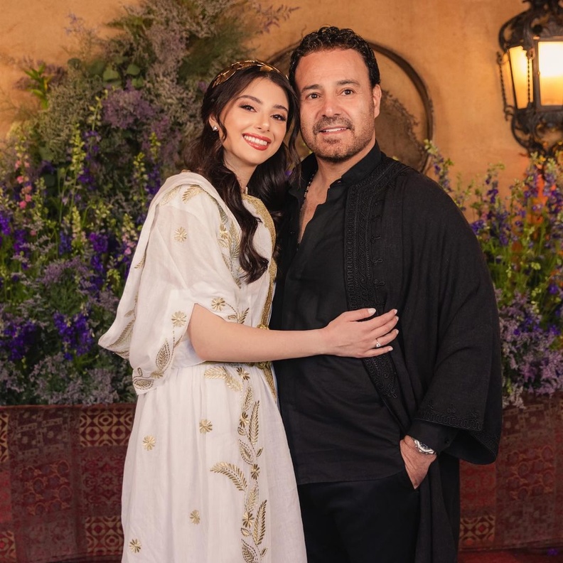 عاصي الحلاني وابنته ماريتا