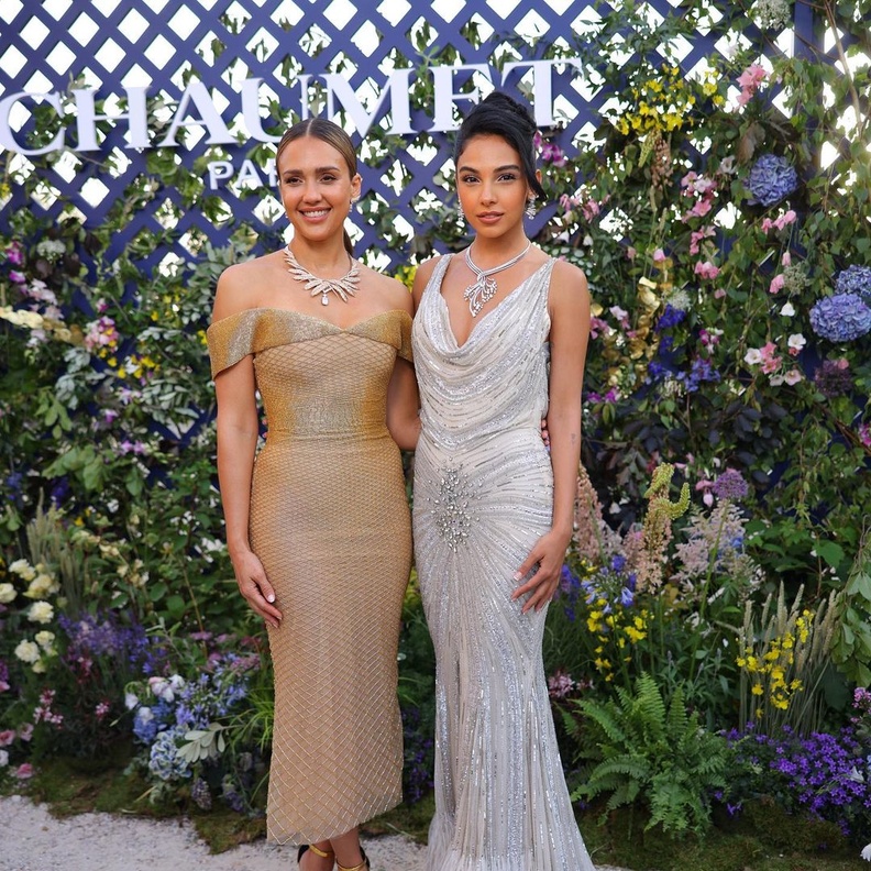 إطلالات لافتة للنجمات العرب والعالميات في حفل Chaumet بباريس