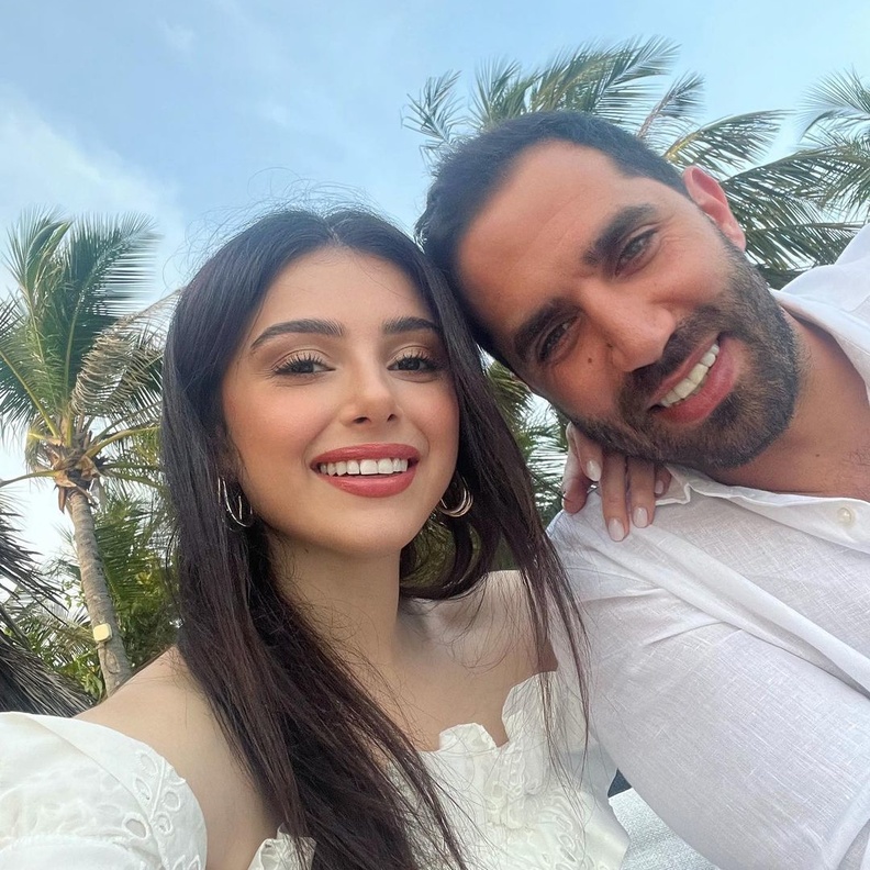 ماريتا الحلاني وزوجها